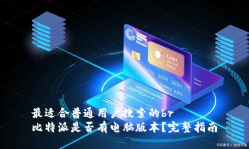 最适合普通用户搜索的br
比特派是否有电脑版本？完整指南