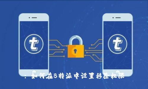 : 如何在B特派中设置移除权限