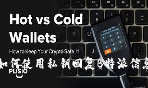 如何使用私钥回复B特派信息