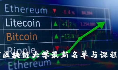 全球区块链大学最新名单与课程介绍