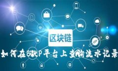 如何在BitP平台上查询流水记录
