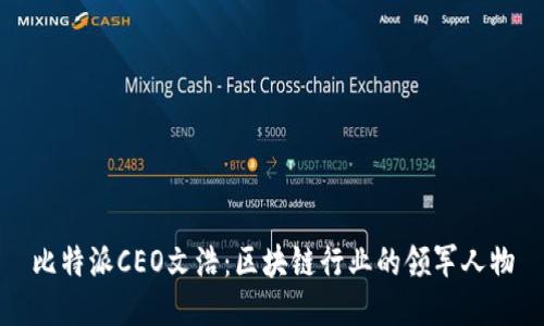 比特派CEO文浩：区块链行业的领军人物